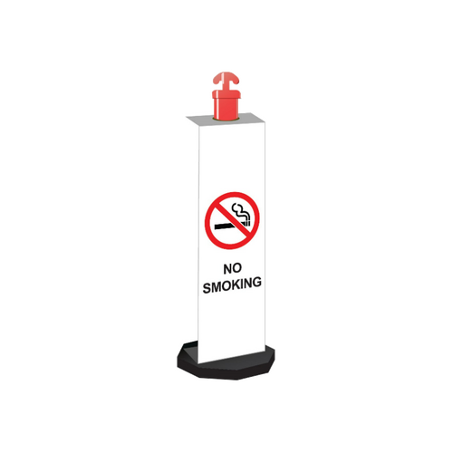WORKWEAR, SAFETY & CORPORATE CLOTHING SPECIALISTS Corflute Bollard Sign, No Smoking