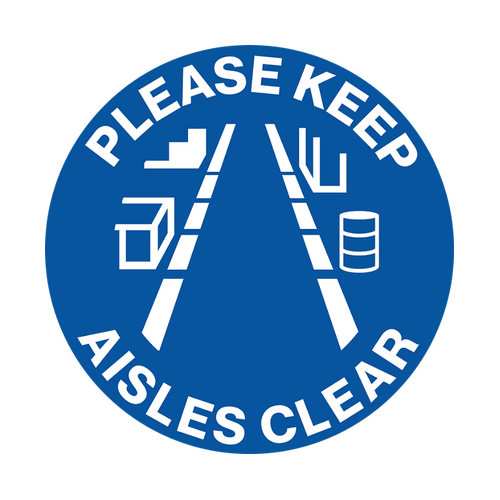 WORKWEAR, SAFETY & CORPORATE CLOTHING SPECIALISTS Floor Graphics - Round