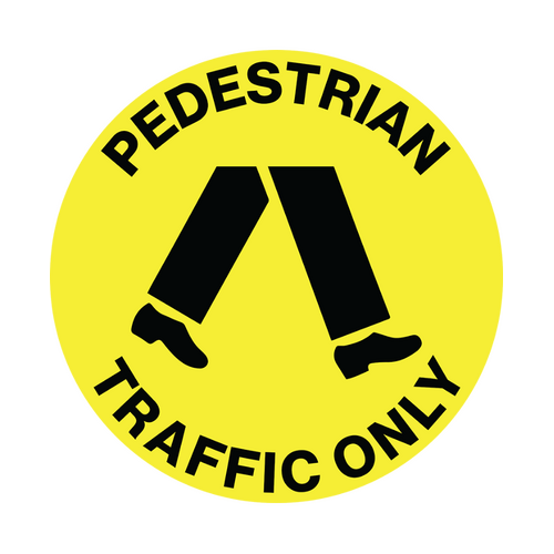 WORKWEAR, SAFETY & CORPORATE CLOTHING SPECIALISTS Floor Graphics - Round