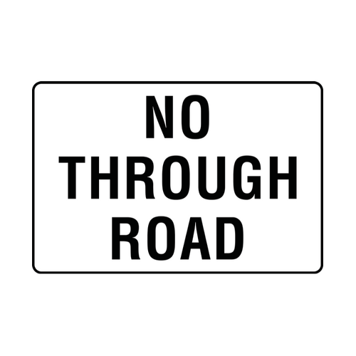 WORKWEAR, SAFETY & CORPORATE CLOTHING SPECIALISTS No Through Road - Aluminium, Class 1 Reflective