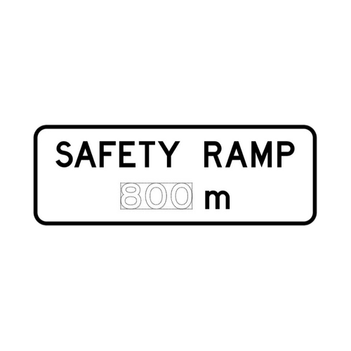 WORKWEAR, SAFETY & CORPORATE CLOTHING SPECIALISTS Safety Ramp __m - Aluminium, Class 1 Reflective (Braced)