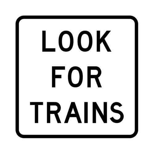 WORKWEAR, SAFETY & CORPORATE CLOTHING SPECIALISTS Look For Trains - Aluminium, Class 1 Reflective