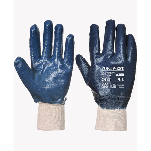 WORKWEAR, SAFETY & CORPORATE CLOTHING SPECIALISTS Nitrile Knitwrist Glove