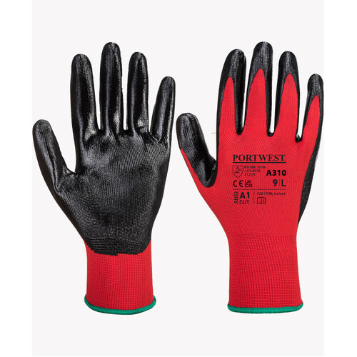 WORKWEAR, SAFETY & CORPORATE CLOTHING SPECIALISTS - Flexo Grip Nitrile Glove