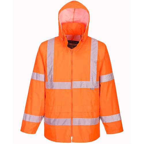 WORKWEAR, SAFETY & CORPORATE CLOTHING SPECIALISTS Hi-Vis Rain Jacket