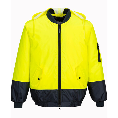 WORKWEAR, SAFETY & CORPORATE CLOTHING SPECIALISTS - Hi Vis Bomber Jacket (Old HV304)