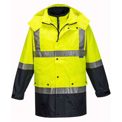 WORKWEAR, SAFETY & CORPORATE CLOTHING SPECIALISTS Mackay Anti Static 4 in 1 Jacket (Old HV888-7)