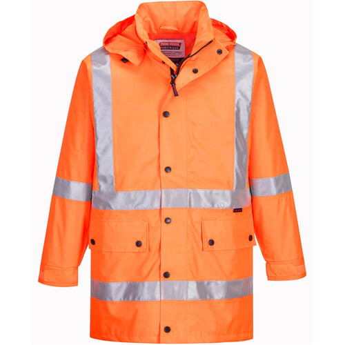 WORKWEAR, SAFETY & CORPORATE CLOTHING SPECIALISTS - Max Rain Jacket with Cross Back Tape (Old FHV306X)