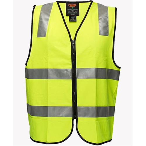 WORKWEAR, SAFETY & CORPORATE CLOTHING SPECIALISTS - Day/Night Safety Vest with Tape (Old HV102Z)