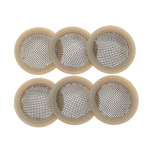 WORKWEAR, SAFETY & CORPORATE CLOTHING SPECIALISTS - DISCONTINUED - PRATT STRAINER MESH FILTER FOR FLEXIBLE BRAIDED HOSES PK OF 6