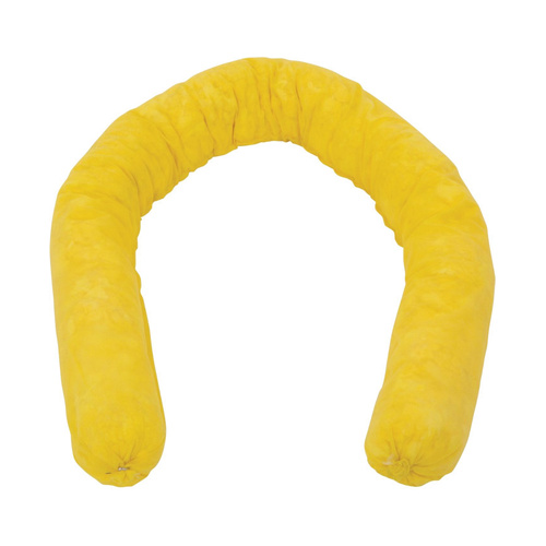 WORKWEAR, SAFETY & CORPORATE CLOTHING SPECIALISTS - Yellow Hazchem Boom 420g / 7.6cm X 1.2m