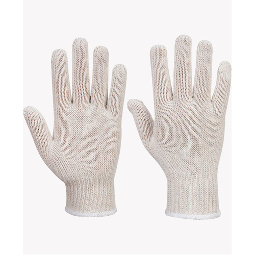 WORKWEAR, SAFETY & CORPORATE CLOTHING SPECIALISTS - String Knit Liner Gloves White