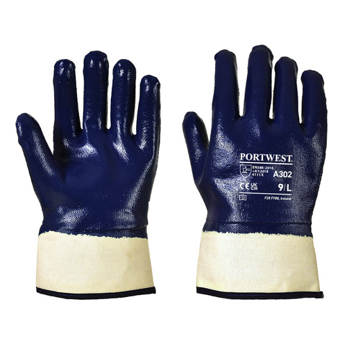 WORKWEAR, SAFETY & CORPORATE CLOTHING SPECIALISTS Grip Nitrile Fully Dipped Safety Cuff