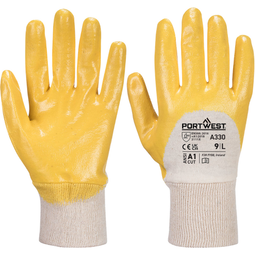 WORKWEAR, SAFETY & CORPORATE CLOTHING SPECIALISTS Grip 12 Nitrile Light Knitwrist Glove