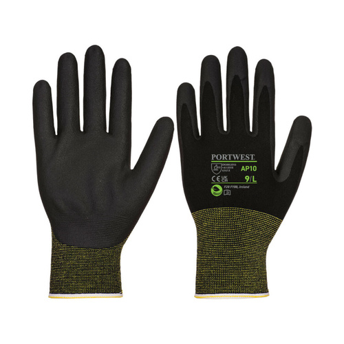 WORKWEAR, SAFETY & CORPORATE CLOTHING SPECIALISTS AP10 - NPR15 Foam Nitrile Bamboo Glove
