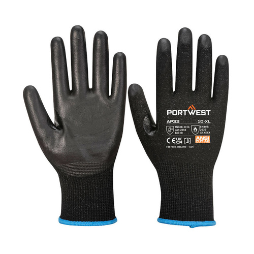 WORKWEAR, SAFETY & CORPORATE CLOTHING SPECIALISTS AP33 - LR15 PU Touchscreen Glove