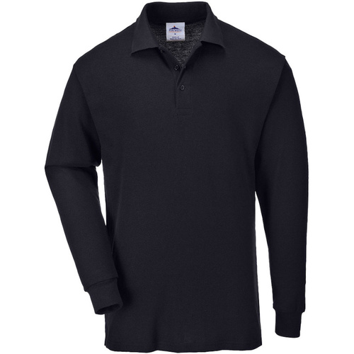 WORKWEAR, SAFETY & CORPORATE CLOTHING SPECIALISTS - B212 - Genoa Long Sleeved Polo Shirt