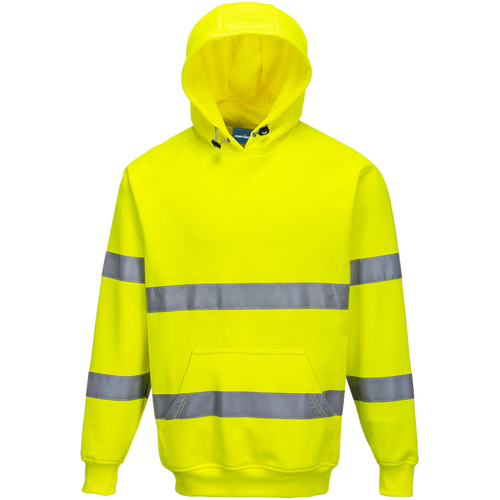 WORKWEAR, SAFETY & CORPORATE CLOTHING SPECIALISTS Brush Fleece Hoodie With Tape