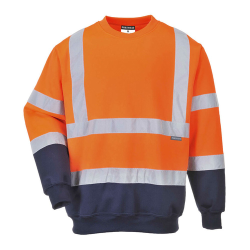 WORKWEAR, SAFETY & CORPORATE CLOTHING SPECIALISTS B306 - Hi-Vis Contrast Sweatshirt