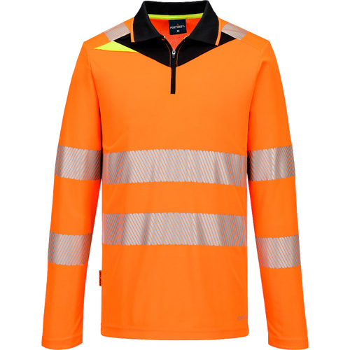 WORKWEAR, SAFETY & CORPORATE CLOTHING SPECIALISTS - DX4 Hi-Vis Polo Shirt L/S