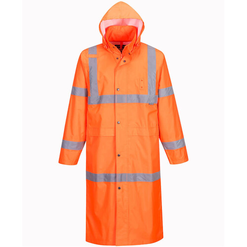 WORKWEAR, SAFETY & CORPORATE CLOTHING SPECIALISTS - Hi-Vis Coat 122cm