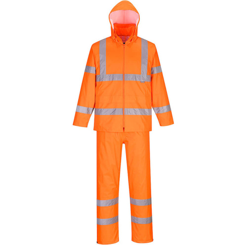 WORKWEAR, SAFETY & CORPORATE CLOTHING SPECIALISTS - Hi-Vis Packaway Rainsuit