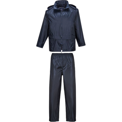 WORKWEAR, SAFETY & CORPORATE CLOTHING SPECIALISTS - Essentials Rainsuit (2 Piece Suit)