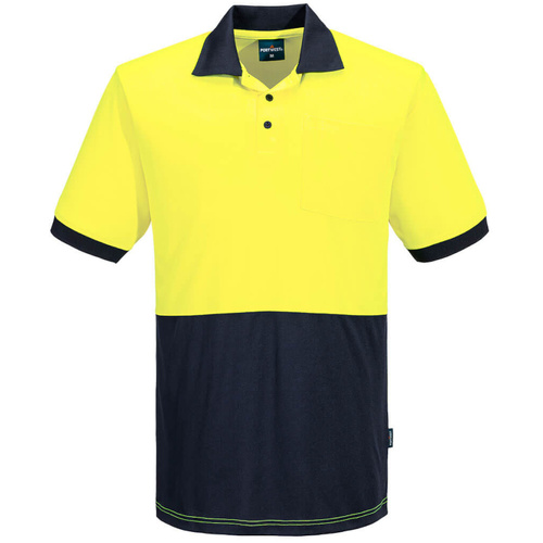 WORKWEAR, SAFETY & CORPORATE CLOTHING SPECIALISTS Hi Vis Class D Contrast Polo Shirt S/S