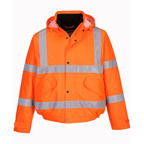 WORKWEAR, SAFETY & CORPORATE CLOTHING SPECIALISTS HI-VIS BOMBER JACKET