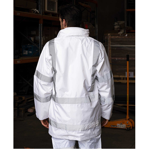 WORKWEAR, SAFETY & CORPORATE CLOTHING SPECIALISTS - NIGHT VIS H BACK JACKET