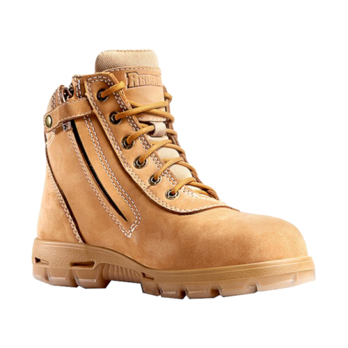 WORKWEAR, SAFETY & CORPORATE CLOTHING SPECIALISTS L/Z Cobar Soft Toe Wheat Nubuck Zip