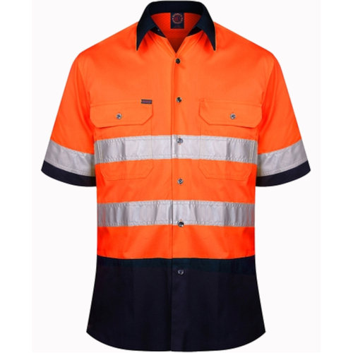 WORKWEAR, SAFETY & CORPORATE CLOTHING SPECIALISTS - Vent S/S Shirt 3M Tape