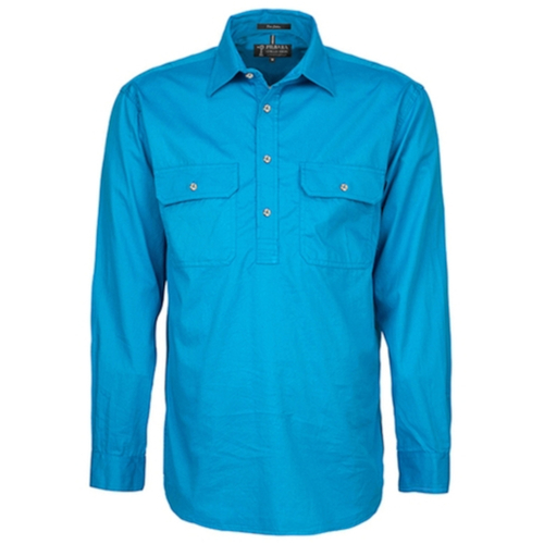 WORKWEAR, SAFETY & CORPORATE CLOTHING SPECIALISTS - Mens Pilbara Closed Front L/S Shirt