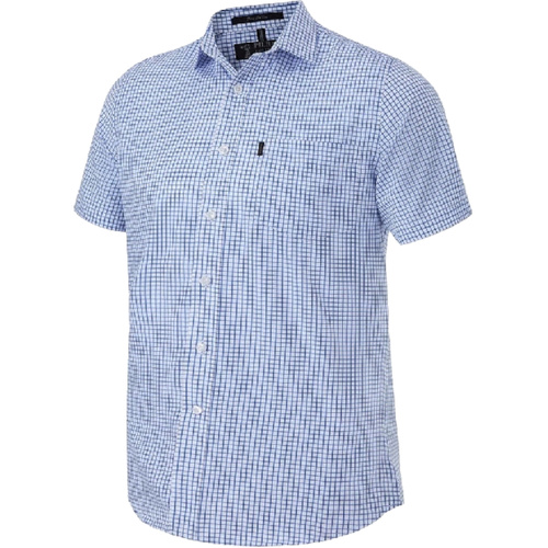 WORKWEAR, SAFETY & CORPORATE CLOTHING SPECIALISTS - Pilbara Mens Y/D Check, Single Pocket, S/S Shirt