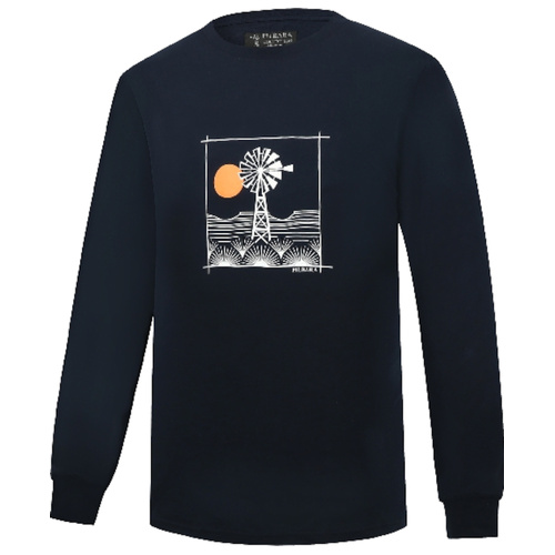 WORKWEAR, SAFETY & CORPORATE CLOTHING SPECIALISTS DISCONTINUED - Pilbara Mens T-Shirt Long Sleeve