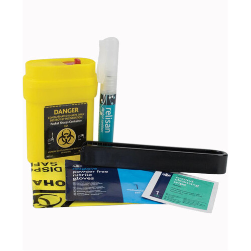 WORKWEAR, SAFETY & CORPORATE CLOTHING SPECIALISTS - Sharps Single Use Pack, Cardboard Case