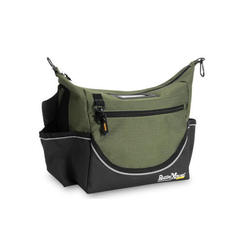 WORKWEAR, SAFETY & CORPORATE CLOTHING SPECIALISTS - INSULATED CRIB / LUNCH BAGS - CANVAS - 280 x 200 x 230mm (330 Peak) - GREEN - PCC - 15L - 0.8kg