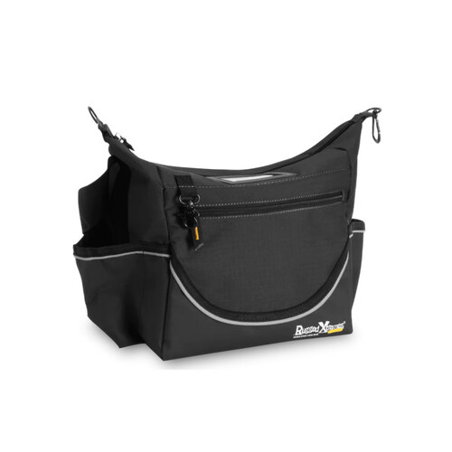 WORKWEAR, SAFETY & CORPORATE CLOTHING SPECIALISTS INSULATED CRIB / LUNCH BAGS - CANVAS - 280 x 200 x 230mm (330 Peak) - BLACK - PCC - 15L - 0.8kg