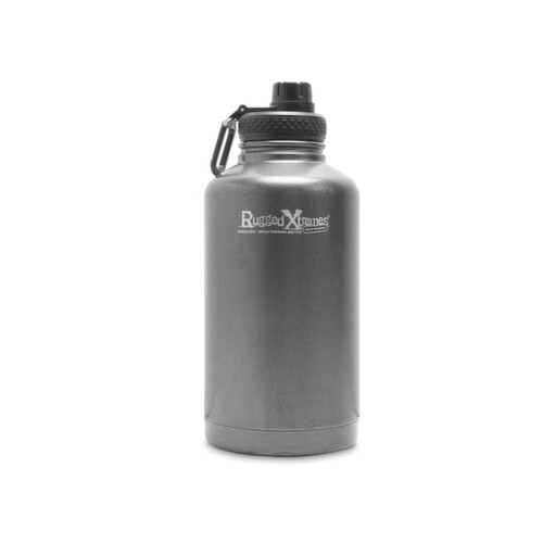 WORKWEAR, SAFETY & CORPORATE CLOTHING SPECIALISTS - STAINLESS STEEL VACUUM INSULATED THERMAL BOTTLE ??1800ml ??GREY