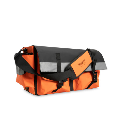 WORKWEAR, SAFETY & CORPORATE CLOTHING SPECIALISTS UTILITY TOOL BAG - 500 x 280 x 200mm - OR/BLK - PCC - 28L - 2kg