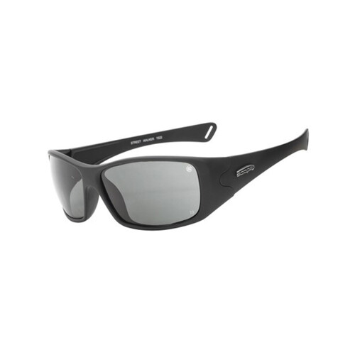 WORKWEAR, SAFETY & CORPORATE CLOTHING SPECIALISTS Street Walker Soft Touch Black Frame AF/AS Smoke Lens