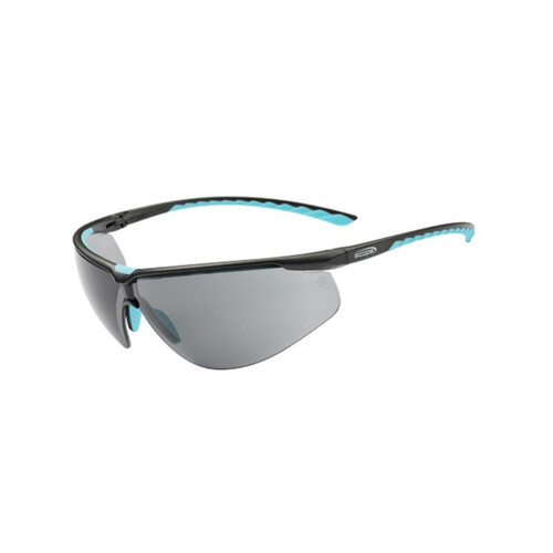 WORKWEAR, SAFETY & CORPORATE CLOTHING SPECIALISTS Air Flex Black/Blue Frame Smoke AF/AS Lens