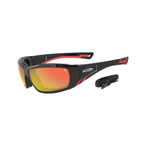 WORKWEAR, SAFETY & CORPORATE CLOTHING SPECIALISTS DISCONTINUED - Jet Stream Red Mirror Lens Inc Gasket + Strap