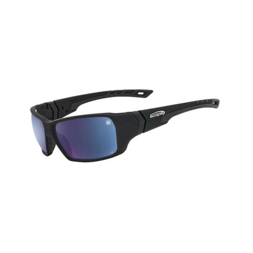 WORKWEAR, SAFETY & CORPORATE CLOTHING SPECIALISTS Ranger Frozen Black Frame Blue Mirror Lens