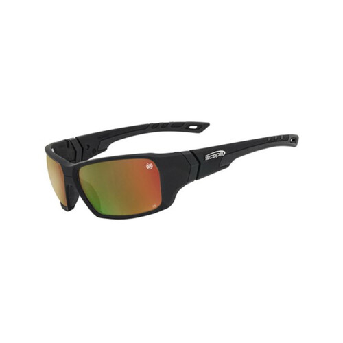 WORKWEAR, SAFETY & CORPORATE CLOTHING SPECIALISTS Ranger Frozen Black Frame Red Mirror Lens