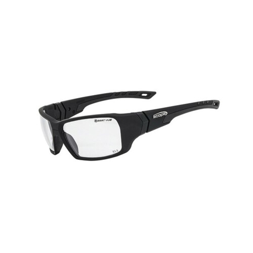 WORKWEAR, SAFETY & CORPORATE CLOTHING SPECIALISTS Ranger Frozen Black Frame Smart Vue (Photochromic) Lens