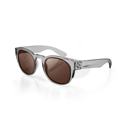 WORKWEAR, SAFETY & CORPORATE CLOTHING SPECIALISTS Cruisers Graphite Frame Brown Polarised Lens