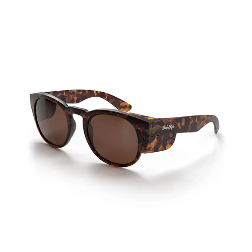 WORKWEAR, SAFETY & CORPORATE CLOTHING SPECIALISTS Cruisers Matte Tort Frame Brown Polarised Lens