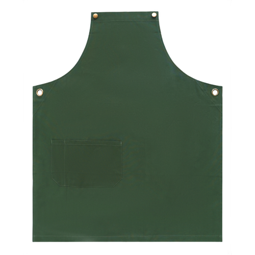 WORKWEAR, SAFETY & CORPORATE CLOTHING SPECIALISTS Canvas Bib Apron - Army Green - One Size