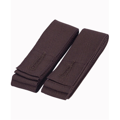 WORKWEAR, SAFETY & CORPORATE CLOTHING SPECIALISTS Changeable Apron Straps - Chocolate - One Size